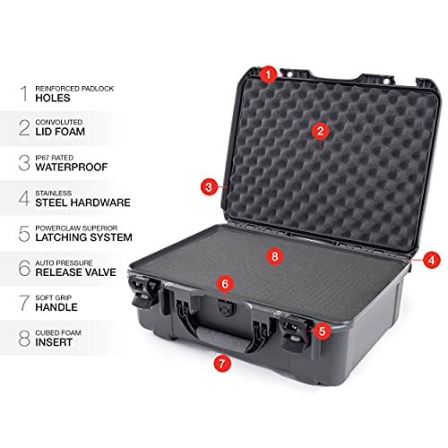 Nanuk 940 Waterproof Hard Case With Foam Insert - Graphite (940-1007) #TOP5