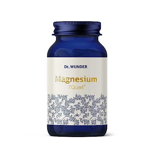 Dr. Wunder® 7Quell Magnesio 280 mg: 60 cápsulas duras veganas | Biodisponibilidad optimizada | Adecuado para una dosis más alta | 7 Fuente: malato de