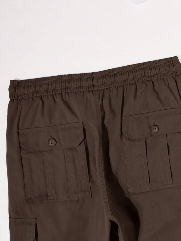 Image of DEELMO Men's Stylish Multi-Pocket Cargo Pants || Casual Fit Pants Trousers || Stylish Trousers for Men || Men's Cargo (MD501 01 08)