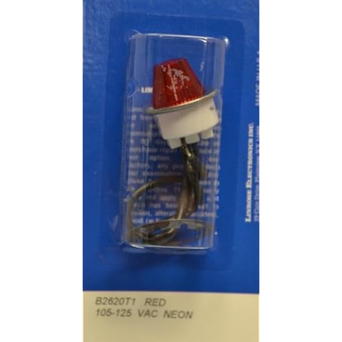Linrose B2620T1 Red 105-125VAC Neon Pilot Light Cover