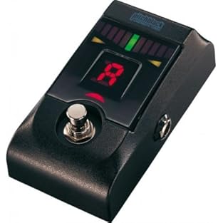 Korg pb-01 Pitchblack black pedal tuner for guitar or bass.