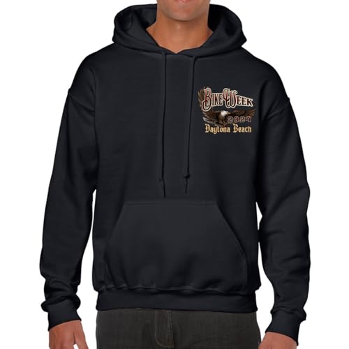 Biker Life Clothing 2024 Bike Week Daytona Beach Legendary Main Street Pullover Hoodie4