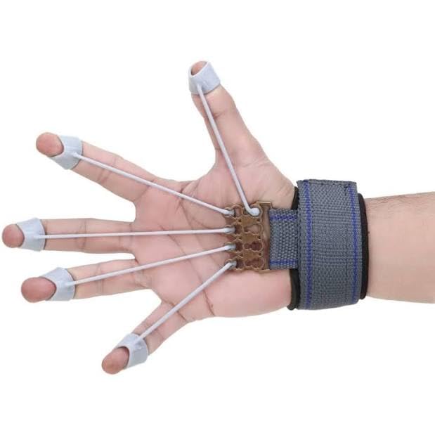 Finger Gripper Strength Trainer Forearm Exerciser Hand Yoga Resistance Band Finger Expander Finger Extension Exerciser Climbing Finger Strengthener Guitar Finger Stretcher for Men Women (Grey) (B0CFY6HM7Z) Amazon Price History, Amazon Price Tracker