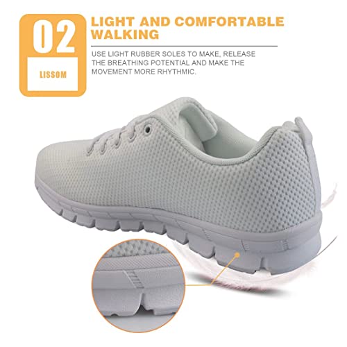 GIFTPUZZ Mens Sports Tennis Shoes Running Sneakers Lightweight Wedge Lace Up Breathable Gym Athletic Trainers4
