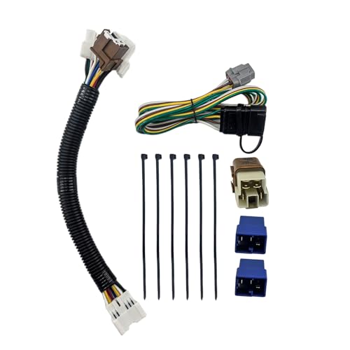 56225 Trailer Wiring Harness, 4-Pin Vehicle-Side Trailer Connector, Compatible with 2005-2020 Nissan Frontier, 2005-2010 Pathfinder, 2005-2024 X-Terra, 2009-2012 Suzuki Equator, Black