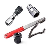 Emo-Tree EMOTREE Fahrrad Werkzeug 4 in 1 Tretlager Innenlager Kurbelabzieher Zahnkranzabzieher Kassettenabzieher