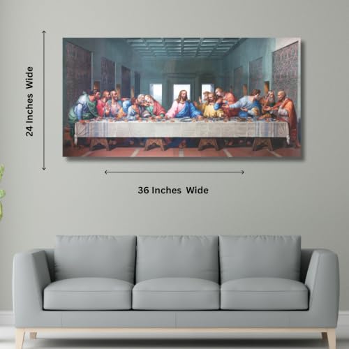 Image of Viventiq last supper painting without frame | reproduction