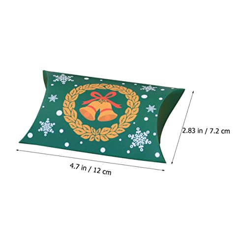 LABRIMP 12個クリスマスプレゼント用紙箱 枕型キャンディーボックス お菓子