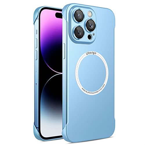 Coque magnétique iPhone 14 anti-rayures pour recharger sans fil et protéger l'appareil photo