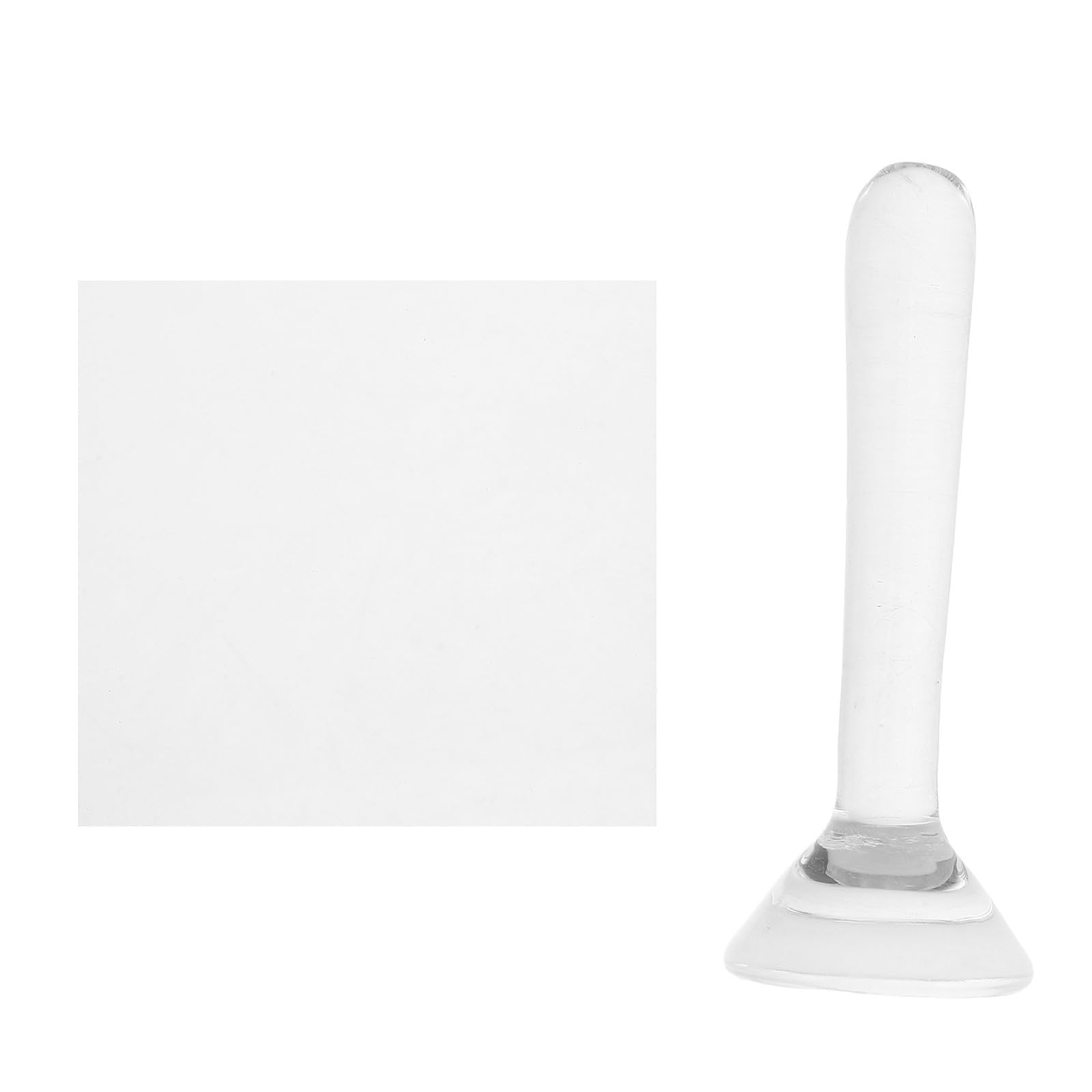 Set de placa de vidrio templado y mortero para molienda de pigmentos y óleo