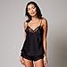 Journelle Women's Charlotte Camisole Tank Top in Black, Size Medium