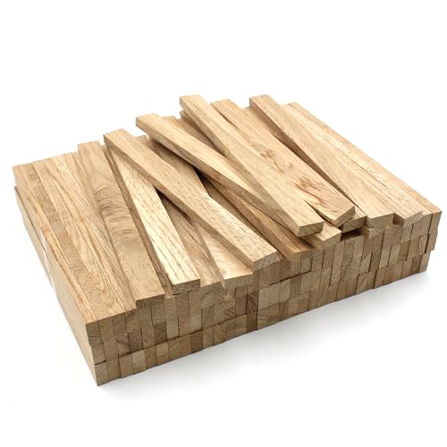 VmG-Store 40x Holzleiste 22x10x250mm Eiche lose Bastelklötzchen zum Basteln Bastelstäbe (Eiche 22x10x250mm)