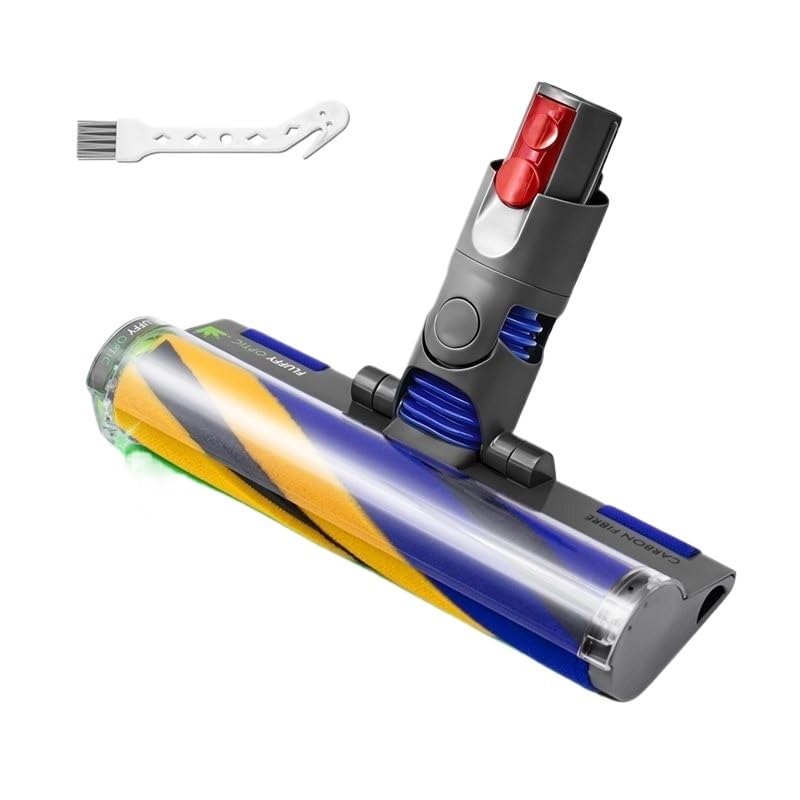 Cabezal de cepillo principal for aspiradora, cabezal limpiador de rodillo suave Compatible | Compatible con aspiradora Dyson V12 Detect Slim/V10 Digital Slim.