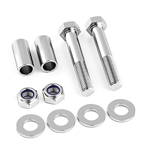 Image of KSP 4 inch-6 inch Shock Extenders Fit Silverado Sierra 1500, Shock Extension Kit for 1999-2006 Chevy Silverado GMC Sierra 1500 All Cabs, Rear Lowering Shock Mount Drop Shock Brackets