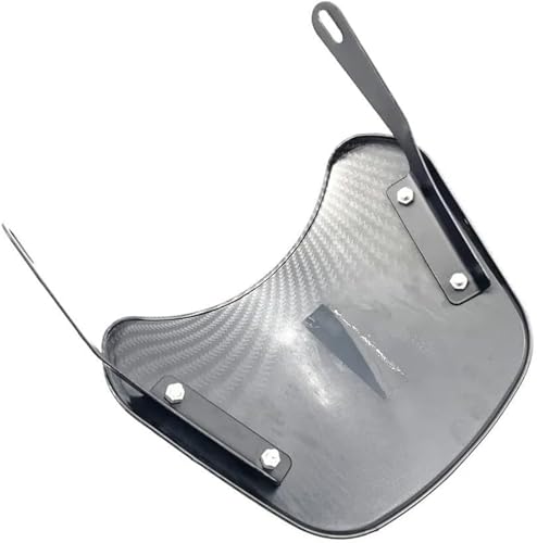 Déflecteur pare-brise universel moto au design carbone aérodynamique - 5