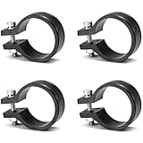 興栄化成 樹脂パイプクランプ 22mm 全29サイズ 丸棒固定用 耐候性 多用途 軽量 黒 4個 KFBS21-1205