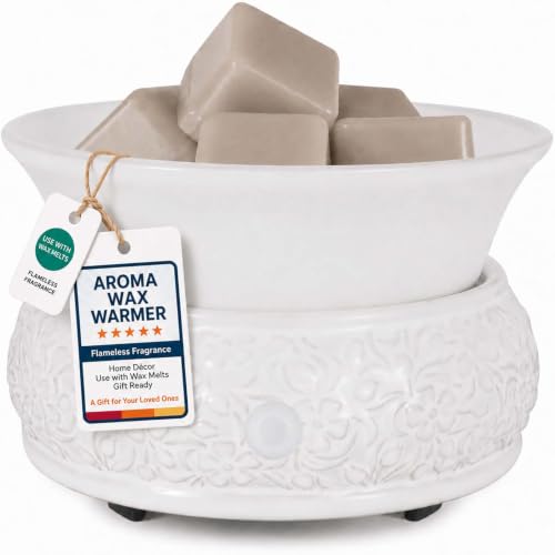 Ceramic Wax Melt Warmer for Scented Wax Melts 3-in-1 Electric