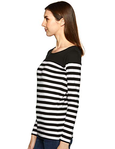 Image of Miss Chase Women's Cotton Basic Slim Fit Top