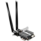 GLOTRENDS WiFi 5 AC1200 PCIe Card with Low-profile Bracket for Desktop PC, Intel 7265 Chip, 802.11ac, Bluetooth 4.2, Support Windows 11/10/7/Linux, Support Intel/AMD Motherboard