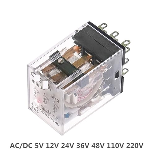 Relé electromagnético HH53P para sustitución de componentes en sistemas de control AC110V 2