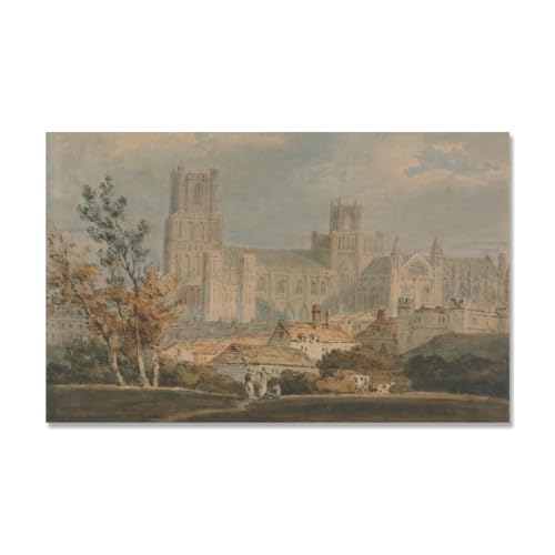 Romantisme anglais Turner toile seule 60x96 pour habiller un mur vide