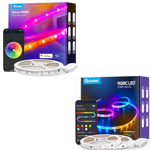 Govee RGBIC LED Strip Lights 16.4ft Bundle 65.6ft RGBIC LED Strip Lights
