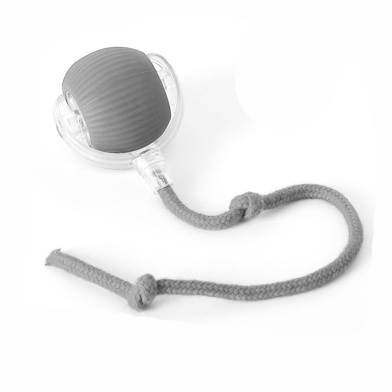LSYZHX Interactive Dog Ball, Smart Ball Interactive Cat Toys for Indoor Cats and Kittens USB Rechargeable (Grey)