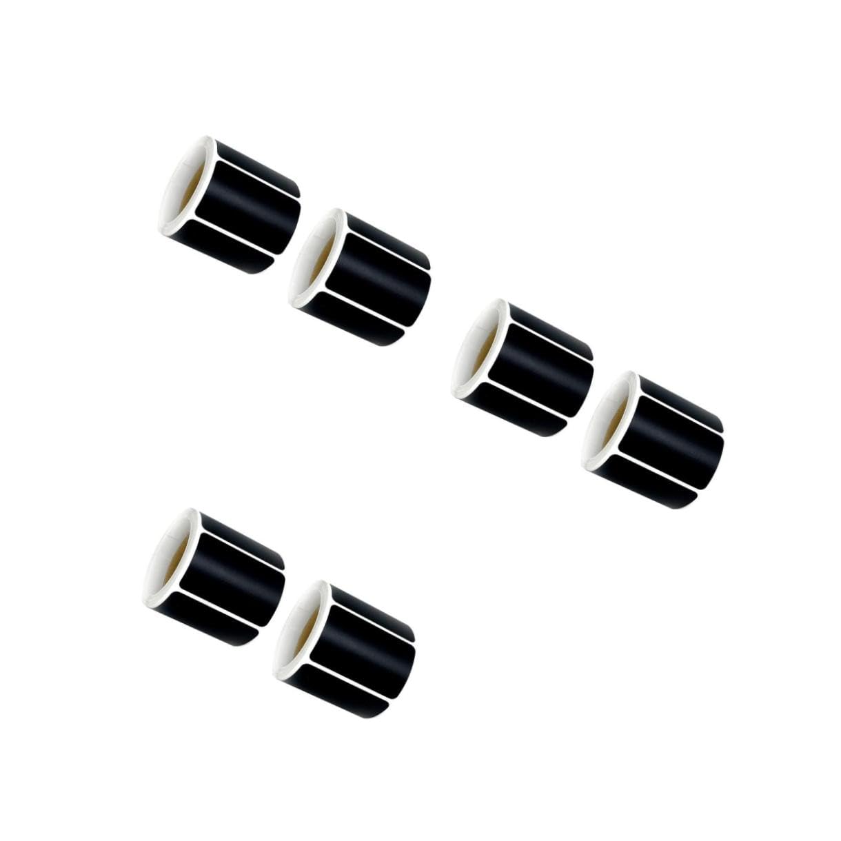 NUOBESTY 6 Rollen wasserfester Handyaufkleber schwarze Körbe wiederverwendbare Aufkleber für Tafeletiketten Korb Tafelkleister wasserfeste Aufkleber für Tafeletiketten wasserdicht y2