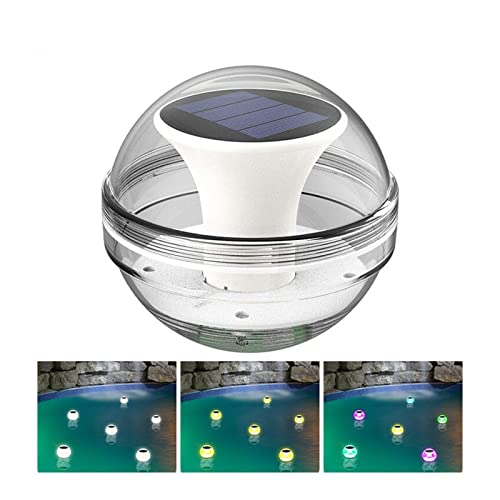 Luces impermeables para piscina que iluminan estanques oscuros sin cables 5