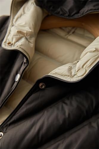 Cozy Black Women's Lightweight Down Coat: Perfect for Every Winter Adventure - Image 2