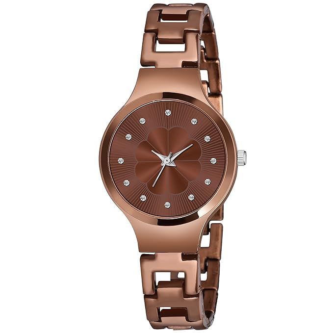 LYONORA Analog Watch - for Girls Beautiful Flower Chain Type Watches Collection for Girls (Brown) (B0CY9KF295) Amazon Price History, Amazon Price Tracker