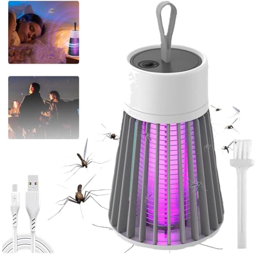 Preisvergleich Produktbild Mozzguard Mosquito Zapper Wasserdicht Outdoor Mückenlampe Elektrisch Insektenvernichter USB Mosquito Killer Tragbar Insektenlampe für Außen Garten Camping Picknick und Innen Schlafzimmer (B)