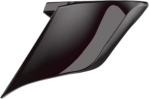 Miniatura 225 de Advanblack Barracuda - Cubiertas laterales estiradas plateadas (brillantes), paneles extendidos para Harley Touring Street Glide Road Glide Electra