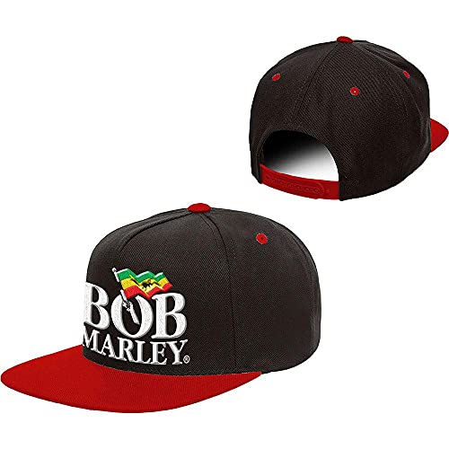Bob Marley Men's Logo Hat Adjustable Black