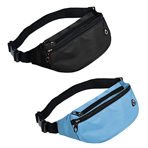 Image of Fanny Packs for Men and Women, Water-Repellent Sports Waist Pack Bag for Travel Hiking Running Hands-free