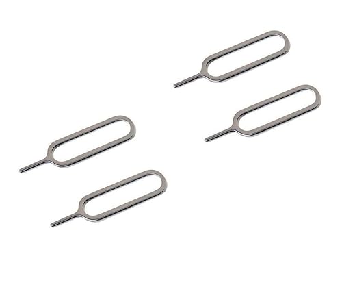 MJ Vision 4 pcs SIM Card Ejector Pin, Sim Tray Removal Tool Pin - Set of 4 Pin