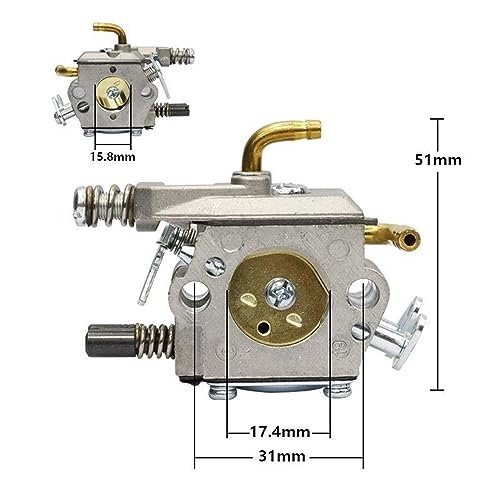 Carburateur Tronçonneuse KOMATSU 5200 5800 4500 Pièce de Rechange Double Tube Cuivre
