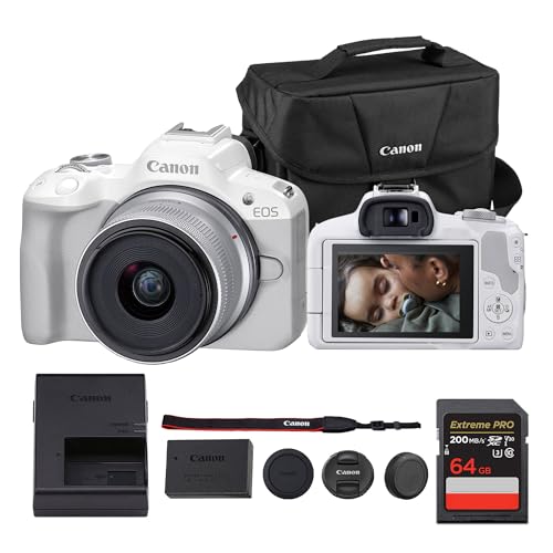 Canon EOS R50 Mirrorless Camera Kit – APS-C RF Camera