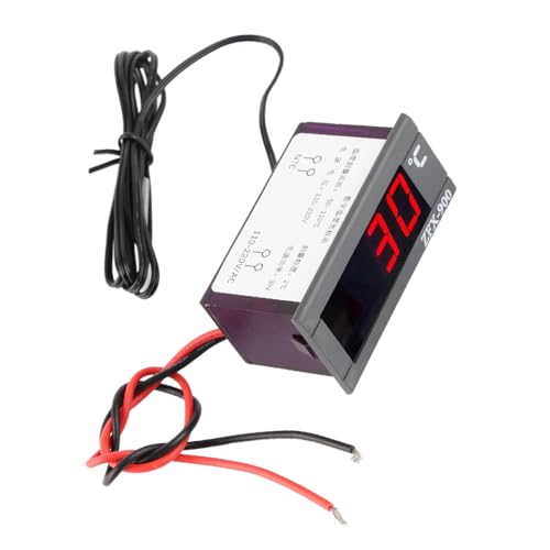 Panel de visualización de temperatura ABS Pantalla LED Controlador de termostato digital para almacenamiento en frío Armarios refrigerados TPM-900 220V