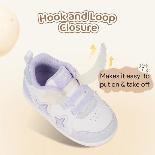 Dr Kong Toddler Baby Shoes Boys Girls Infant Barefoot Sneakers Non Slip Lightweight Comfortable First Walkers 6-24 Months4