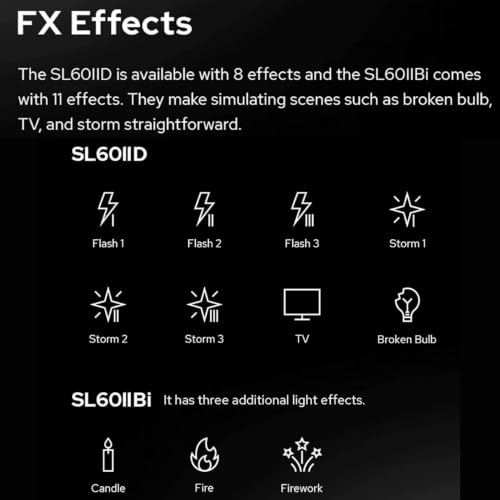 Godox SL60IIBi luz LED bicolor de 75W con montura Bowens para vídeo 7