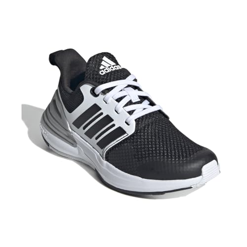 adidas Kids Boys Rapidasport Lace Up Sneakers Shoes Casual - Black2