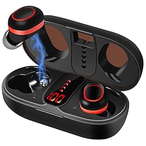 bakibo Kopfhörer Kabellos Bluetooth 5.1, Wireless Sport Kopfhörer mit Mikrofon in-Ear Stereo Sound Ipx7 Ohrhöre mit…