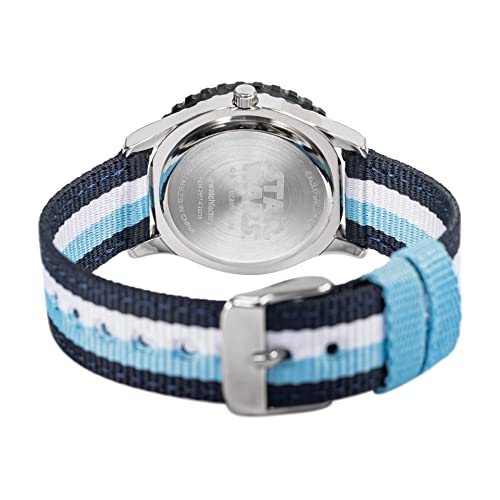 Image of STAR WARS Kids' Bezel Stainless Steel Time Teacher Analog Nylon Strap Watch