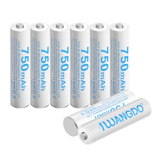 Batería 8 x AAA HR03 de repuesto compatible con teléfonos inalámbricos Gigaset 750 mAh (8)