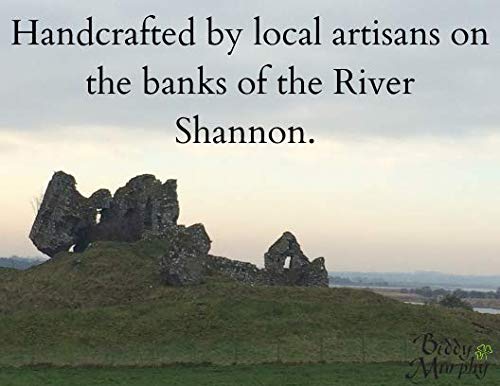 Slainte, Health, Hand Scripted Irish Ogham Wall Décor, 6 ¼”X 11”, Wide Hanging Black Matted Frame, Elegant Bespoke Feathered Handmade Paper, Celtic Housewarming Gift, Imported From Ireland #TOP6