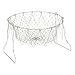 Deep Fry Basket - Stainless Steel Foldable Strainer Basket Colander - Cooking Basket for Frying, Steaming, Straining, Rinsing, 9 x 3.35 x 9 Inches