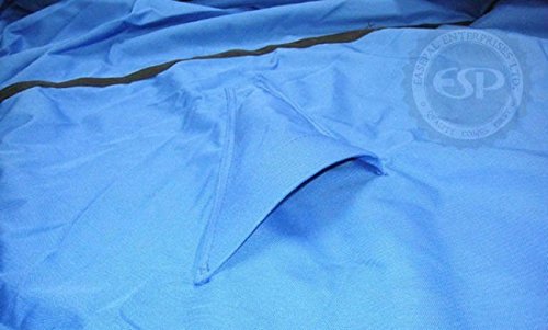 EXCOLO Winterzeil bootafdekking S max. L 4,90 m / B 2,30 m dekzeil boot bescherming kap hoes in blauw - Image 8