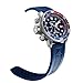 Citizen Men's Eco-Drive Promaster Sea Aqualand Depth Meter Watch in Stainless Steel, Blue Polyurethane Strap, Blue Dial, Auto-Start Dive Mode, Date (Model: BN2038-01L)