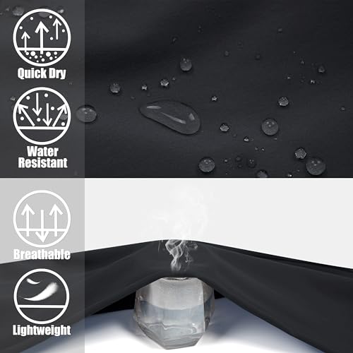 MAGCOMSEN Mens Hiking Pants Quick Dry Lightweight Water Resistant Outdoor Pants with 3 Zipper Pockets3